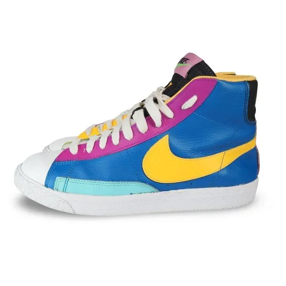 Nike Blazer Mid GS Aurora Purple Orange Youth 6 Women's 7.5 CZ9441-400 Color - Picture 2 of 11